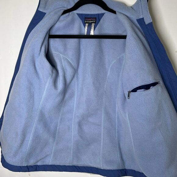 Vtg PATAGONIA Blue Fleece Winter Outdoor Jacket XS - Picture 7 of 15